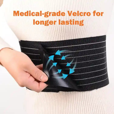 Ceinture homme élastique avec velcro médical ajustable, maintien lombaire durable et respirant - cocoonease